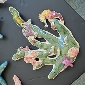 Vintage Blue Sky Clayworks Under the Sea Algae & Coral Cluster